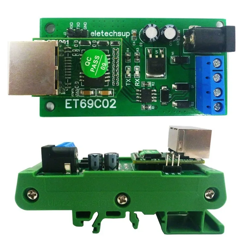 Modbus Rtu Rj45 Adapter RJ45 To RS485 Converter Adapter: Ethernet Network Bus Converter Board ...