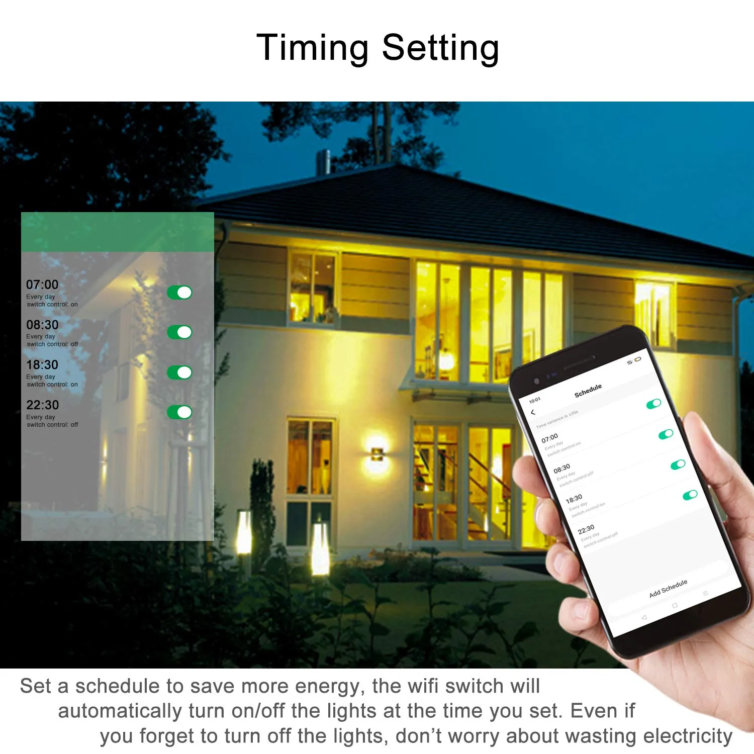 BSEED Normaal Stopcontact met Dubbel Slimme Lichtschakelaar Grijs,1 Voudig WiFi Wandschakelaar compatibel met Alexa en Google Home,APP-afstandsbediening,16A Schuko Stopcontact(vereist neutrale Draad