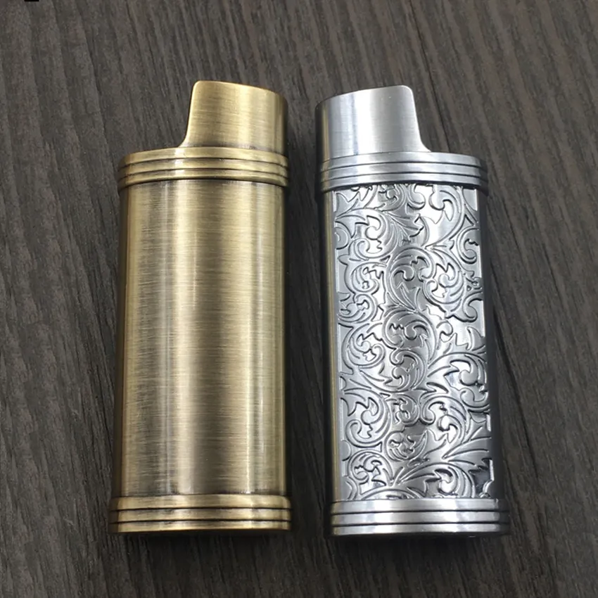 Exquisite Carved Flower Durable Gas Lighter Shell for BIC J5 J6 ...