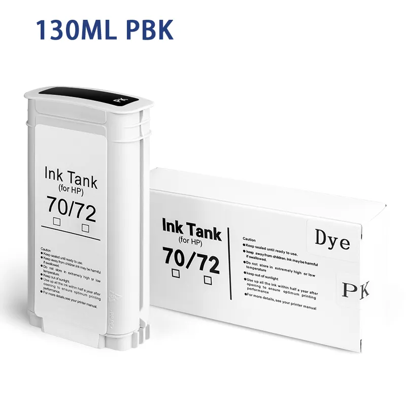 Refillable Ink for HP 72 Cartridge For Use With HP T1100, T1120 Printers