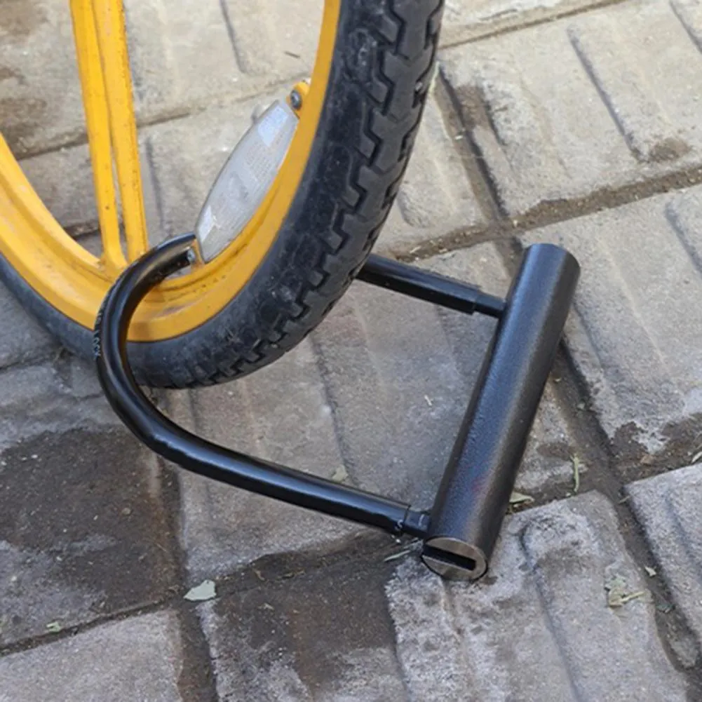 1 Set Strong Unbreakable Wear resistant U Shaped Bike Lock with 2 Keys for Mountain Bike Motorcycle Lock Bicycle Lock