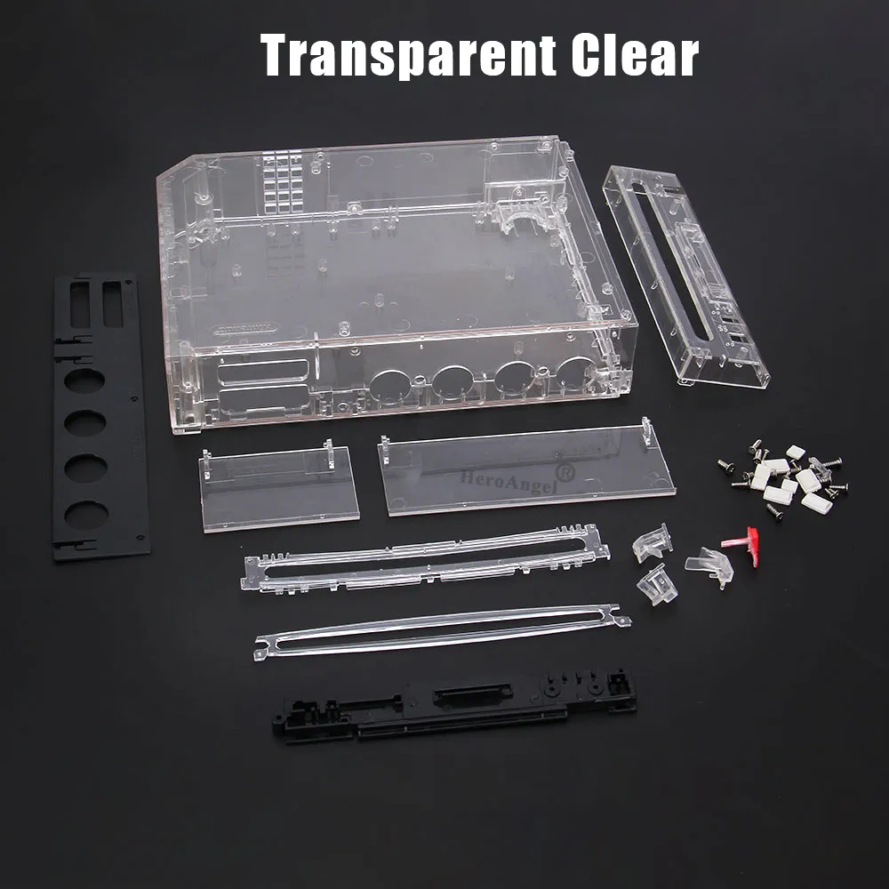 Transparent 4-Color Housing Shell Cover Replacement for Wii Console ...