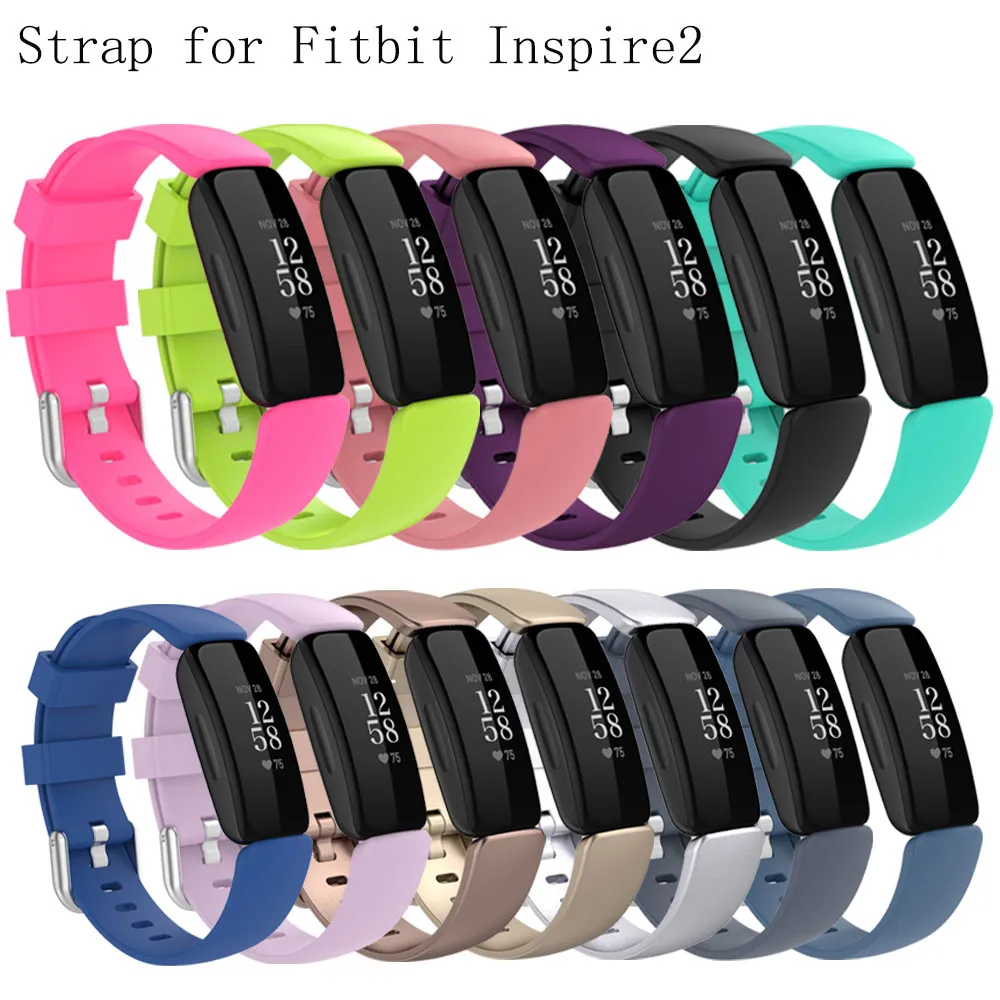 Fitbit Bands Inspire 10-Pack Silicone Replacement Bands For