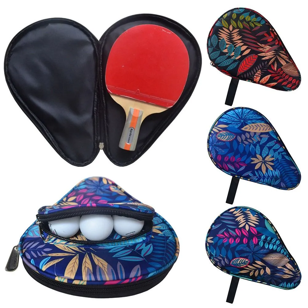 Étui De Protection Pour Raquette De Ping-pong - Avec Sac à Billes Intégré, Sangle, En Polyester Durable - 9