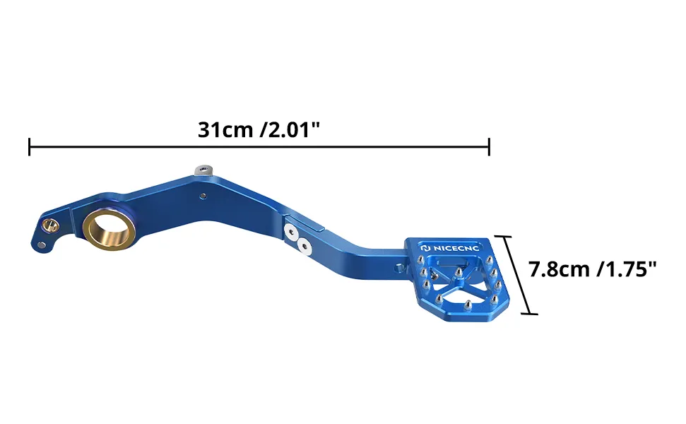 ATV Rear Brake Pedal Lever Adjustable Design for Yamaha Raptor 700 700R ...