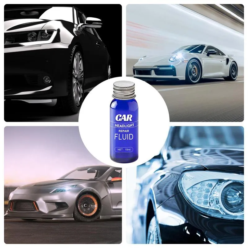AFDEAL 120ML Headlight Restoration Kit Restore Damaged Headlights Polish Cleaner