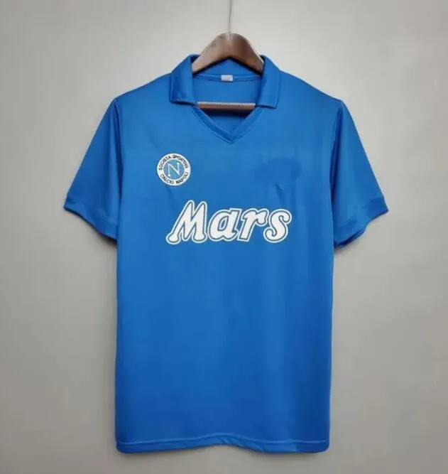 ナポリ マラドーナ　ヴィンテージ　綿シャツ　ヴィンテージ Retro Napoli Jerseys 87 88 89 90 91 93 MARADONA Naples
