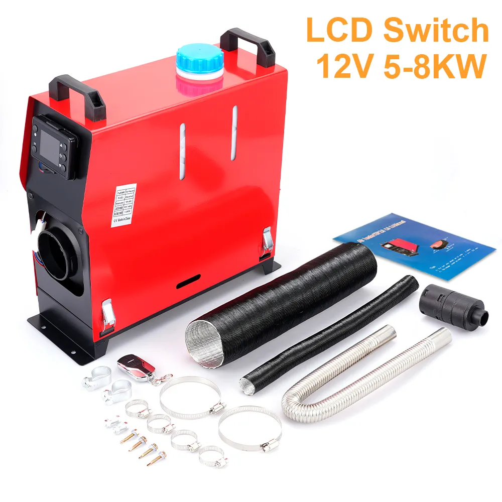 12V Automotive Heater Diesel Air Parking Heater 5-8KW Adjustable All In ...