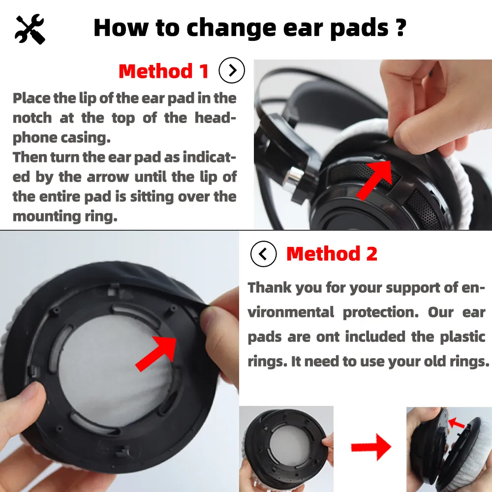 45mm Foam Ear Pad Replacement Cushions Headphone Earphone Headset...
