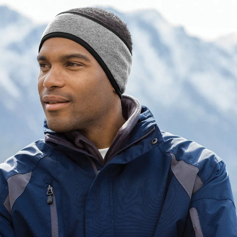 Winter Autumn Sport Headbands For Men Women Polar Fleece  display picture 1