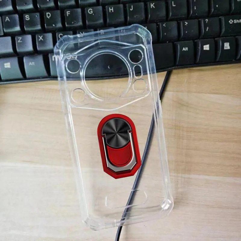 KJYF Custodia Cover per Oukitel WP22 + Vetro Temperato, Transparent