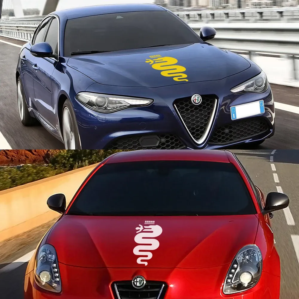 Autocollant Emblème Alfa Romeo Mito - Déco Voiture Imperméable - Facile à Coller - Pour Calandre, Portière, Hayon - Bleu