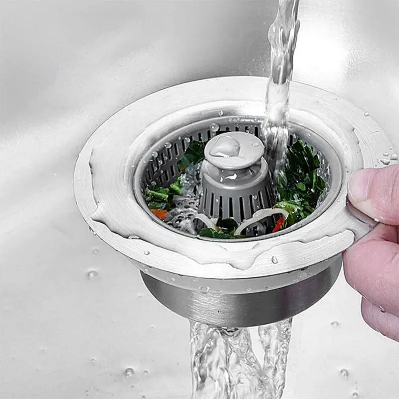 Corner Sink Strainer Basket, 2025 Upgraded Suction Cup
