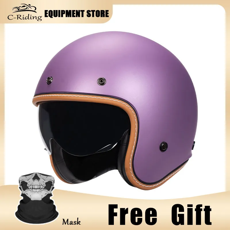 3/4 motorcycle helmets retro Daytona Retro Helmet – GearMoto