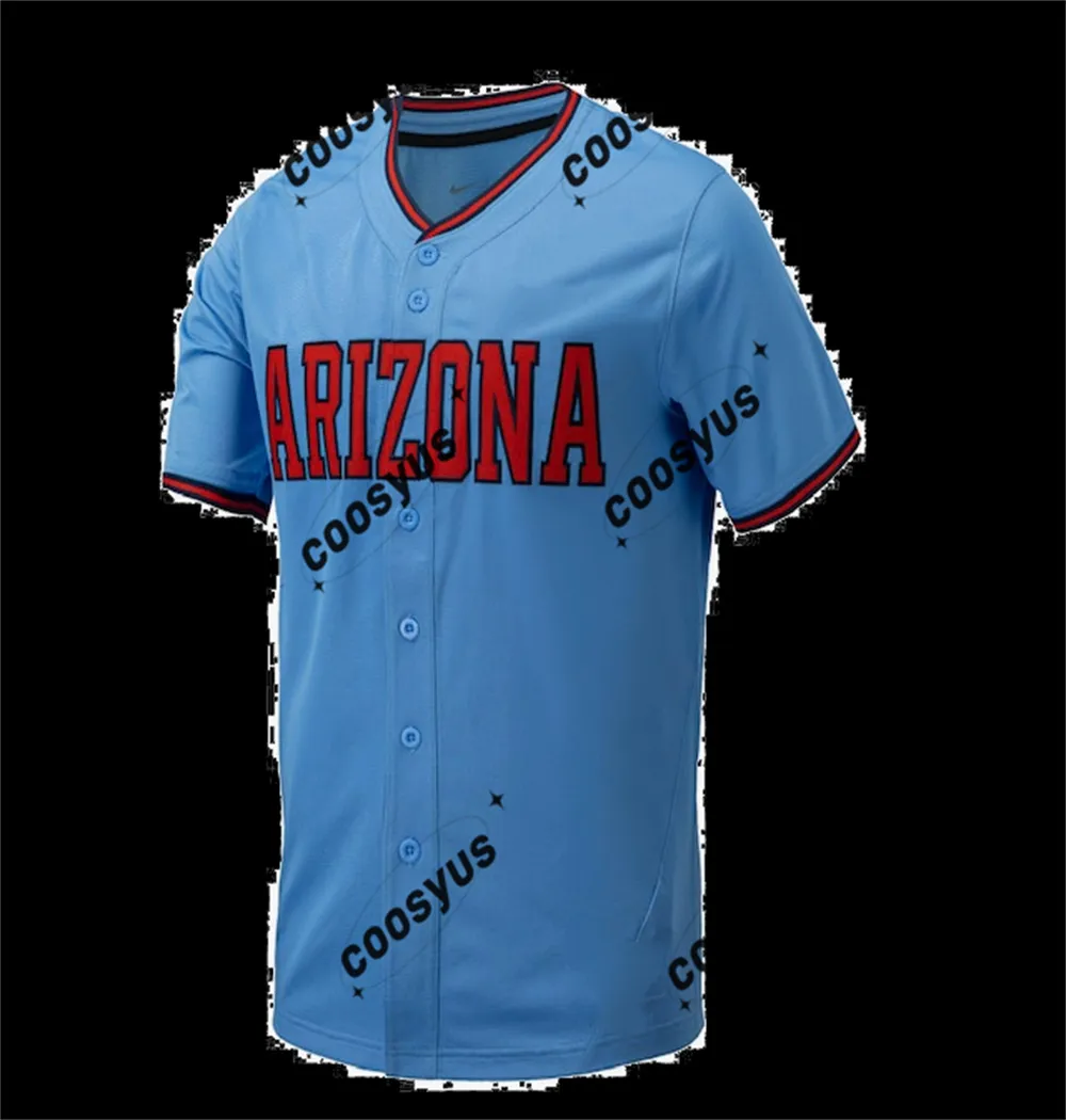 Arizona Baseball Light Blue Baseball Uniforms Cubs Jersey Women