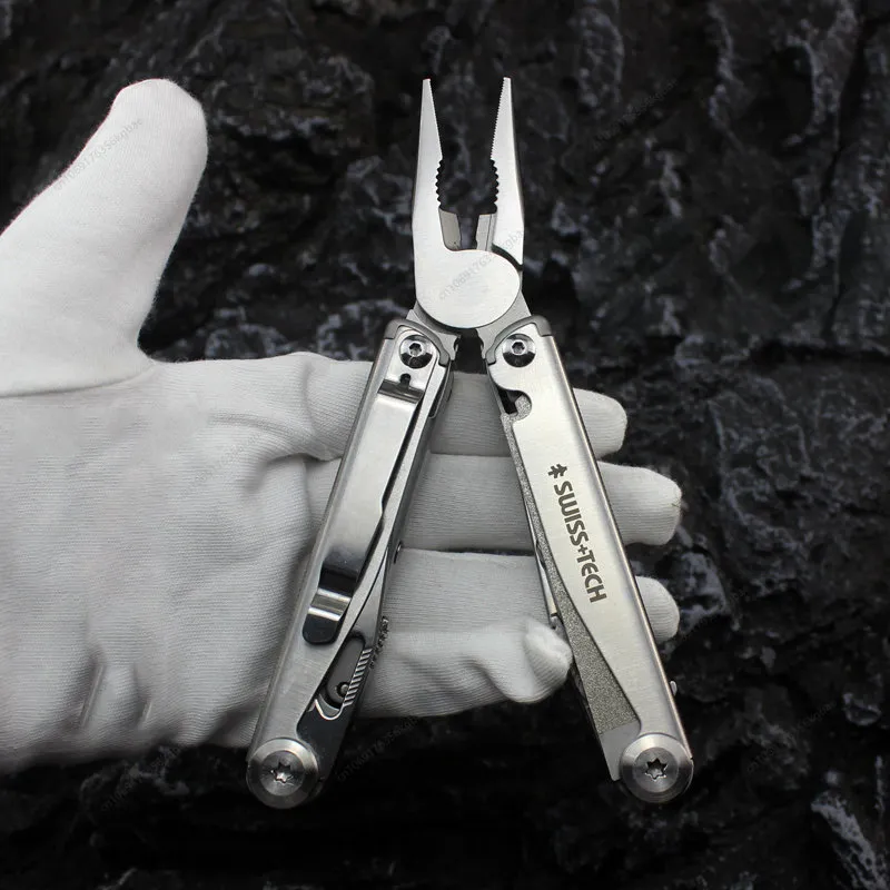 Swiss Tech 18-in-1 Multi-Tool Pliers: Ultimate Folding Tactical