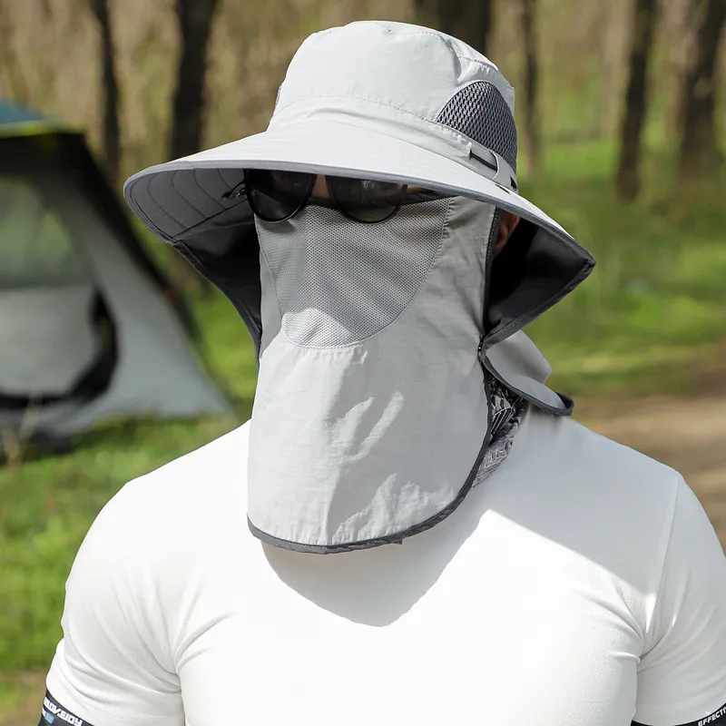 thumbnail image 2 of UPF50+ Sun Hat With Neck Flap - Quick-Dry Breathable Fishing Hat For Outdoor Activities 2 of 11