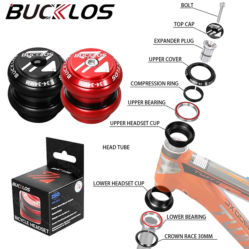 Bike Headset J&L Carbon Fork Steerer Tube Expander/Headset Star