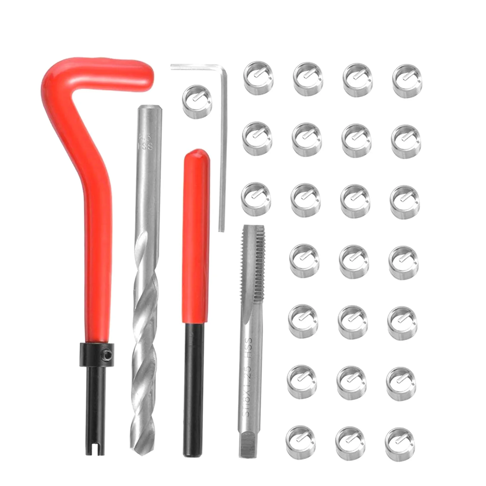 Cat Insert Kit Stainless Steel Inserts 30 Piece M5 M6 M8 Thread Repair Insert Kit ...