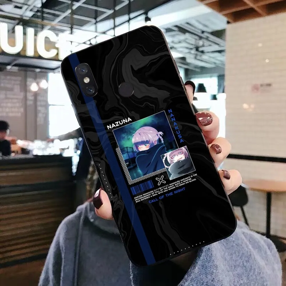 Nazuna Nanakusa Call of the Night Soft Black TPU Full Coverage Phone Case for Xiaomi Mi 5X 8 9 10 11 12 Lite Pro 10T Poco X3 Pro Poco M3 Note 10 Nazuna Nanakusa Call of the Night Soft Black TPU Full Coverage Phone Case for Xiaomi Mi 5X 8 9 10 11 12 Lite Pro 10T Poco X3 Pro Poco M3 Note 10