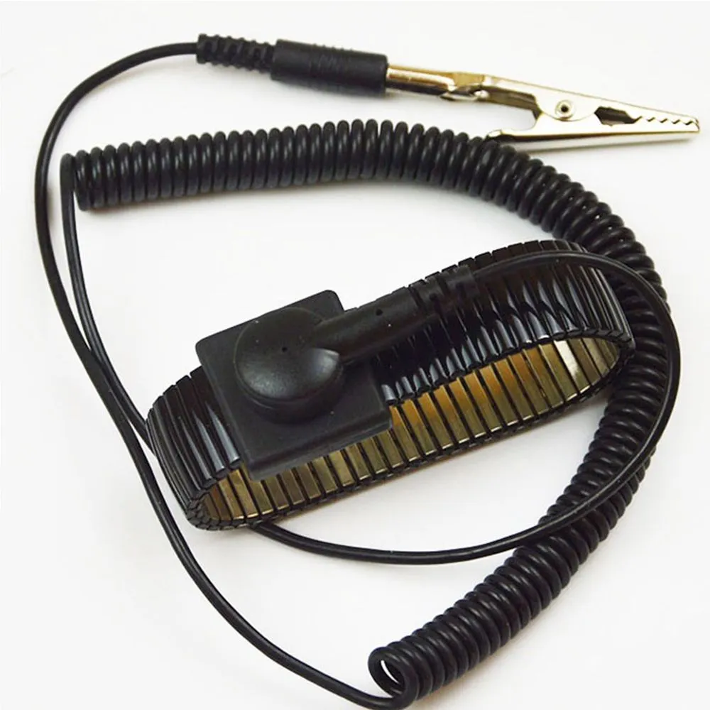 Wired Metal ESD Wrist Strap Antistatic Wrist Strap Cable Electrostatic Bracelet Wired Wrist Strap