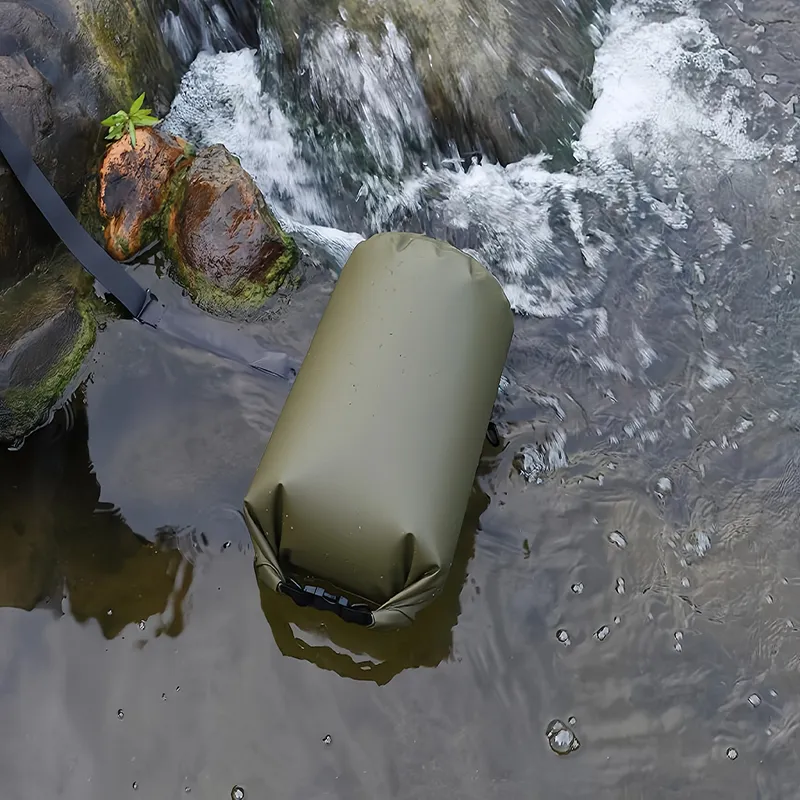 Motorcycle Travel Backpack With MOLLE 35L Waterproof Motorcycle Backpack Dry Bag - Roll Top Closure For Kayaking, Travel, Surfing & Camping Roll Top Waterproof Bag