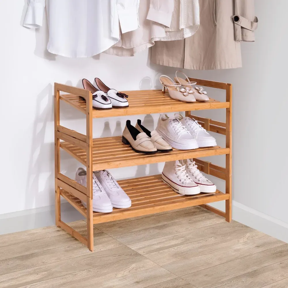 Bamboo Shoe Hanging Shoe Rack Big W Shoe Storage Organizer Big W