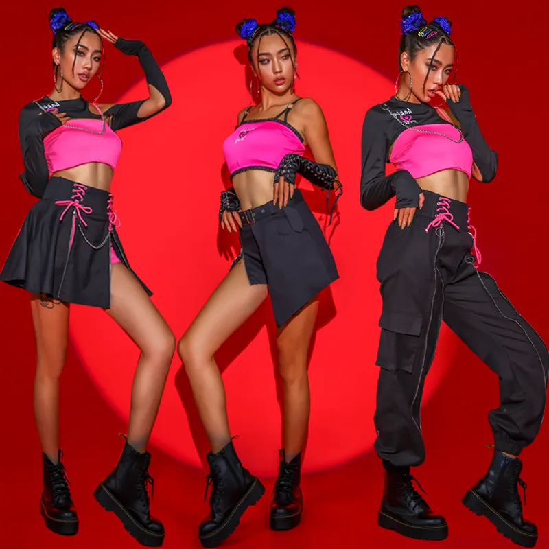 Hip Hop Womens Jazz Dance Outfit - Sexy Nightclub Bar Performance Clothing for Singers and Dancers Hip Hop Womens Jazz Dance Outfit - Sexy Nightclub Bar Performance Clothing for Singers and Dancers