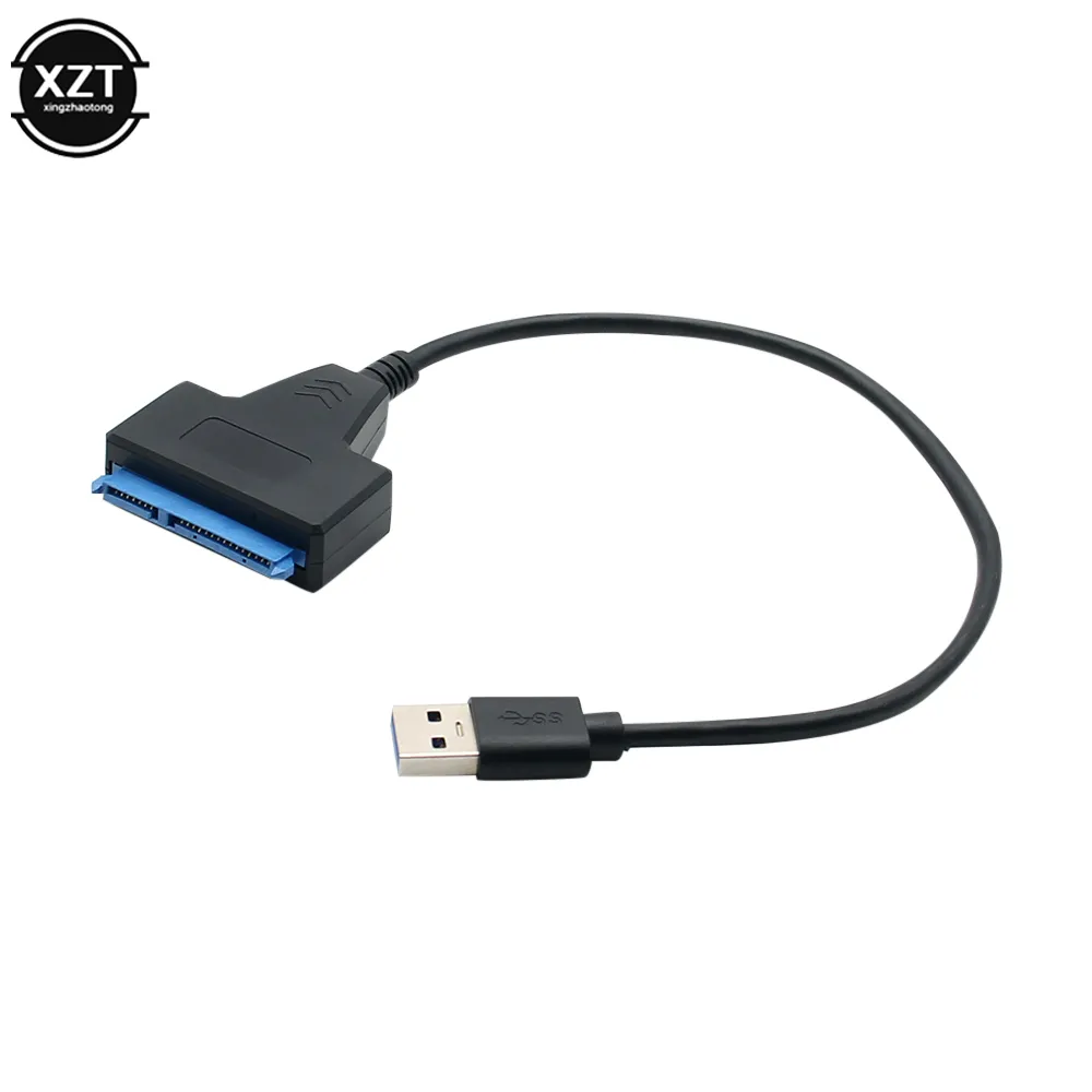 SATA to USB 3.0 Adapter up to 6 Gbps Supports 2.5 inch External HDD SSD Hard Disk Drive Data Cable 22 Pin SATA Easy Drive Cable