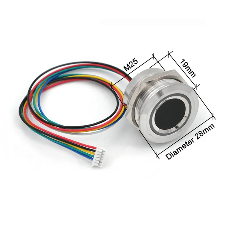 DHgate.com:Waterproof Capacitive Fingerprint Module Sensor Scanner, RGB ...