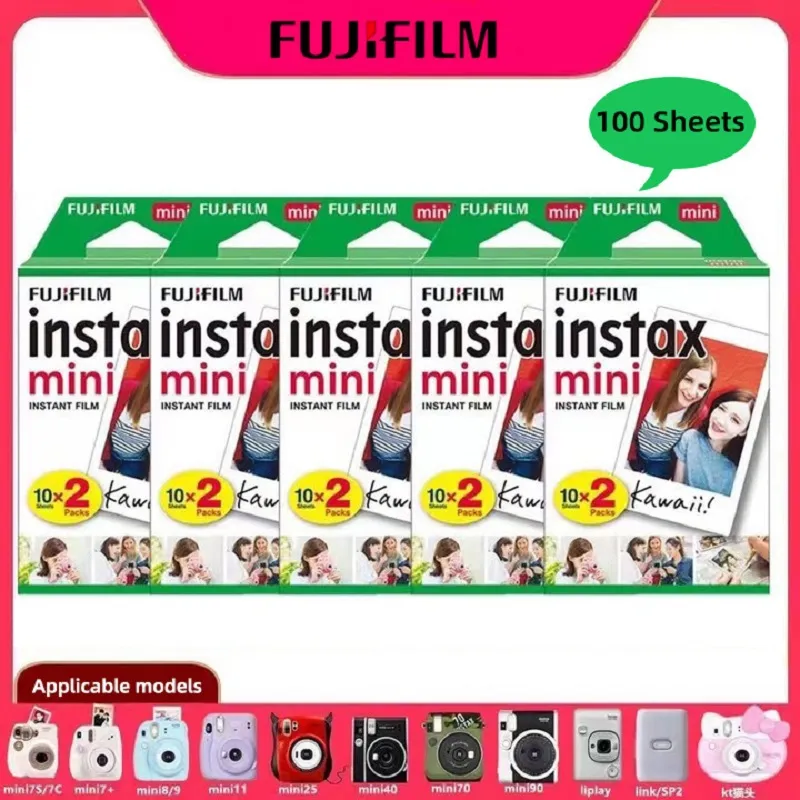 3 Inch Fujifilm Instax Mini English Film Paper 10 20 40 60 80 100 Sheets Compatible With InstX Mini 12 8 25 70 90 9 11 Cameras From Ddmylovely 17.7 DHgate.Com