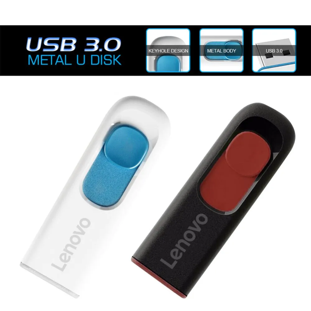 Lenovo 3.0 Pen Drive - Chiavetta USB in Metallo ad Alta Velocità 2TB Lenovo 3.0 Pen Drive - Chiavetta USB in Metallo ad Alta Velocità 2TB