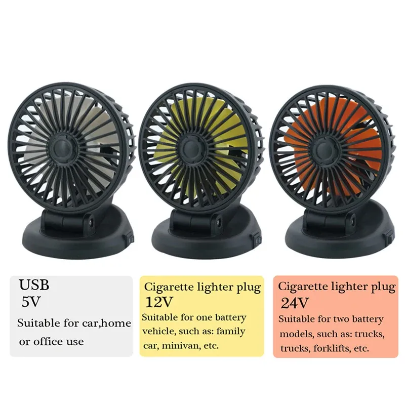 12v cigarette lighter plug fan 12V Portable Car Cooling Fan 5V USB Powered Multi-Angle Rotatable with Cigarette  Lighter Plug for Car Truck SUV RV from Dhgate Car Charger