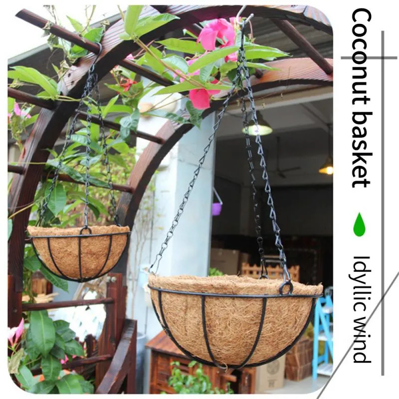 Metal Hanging Plant Basket 8/10 Inch Round Wire... From Ddmymay, $21.35 |  DHgate.Com