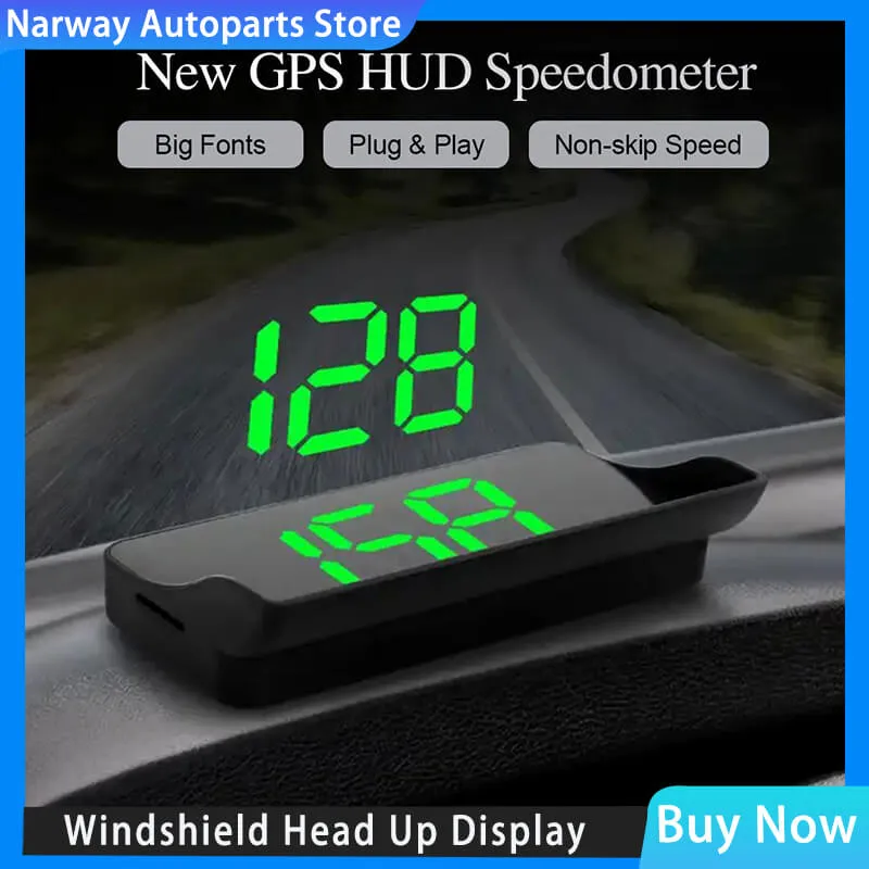 Heads Up Display For Cars HUD GPS Speedometer MPH