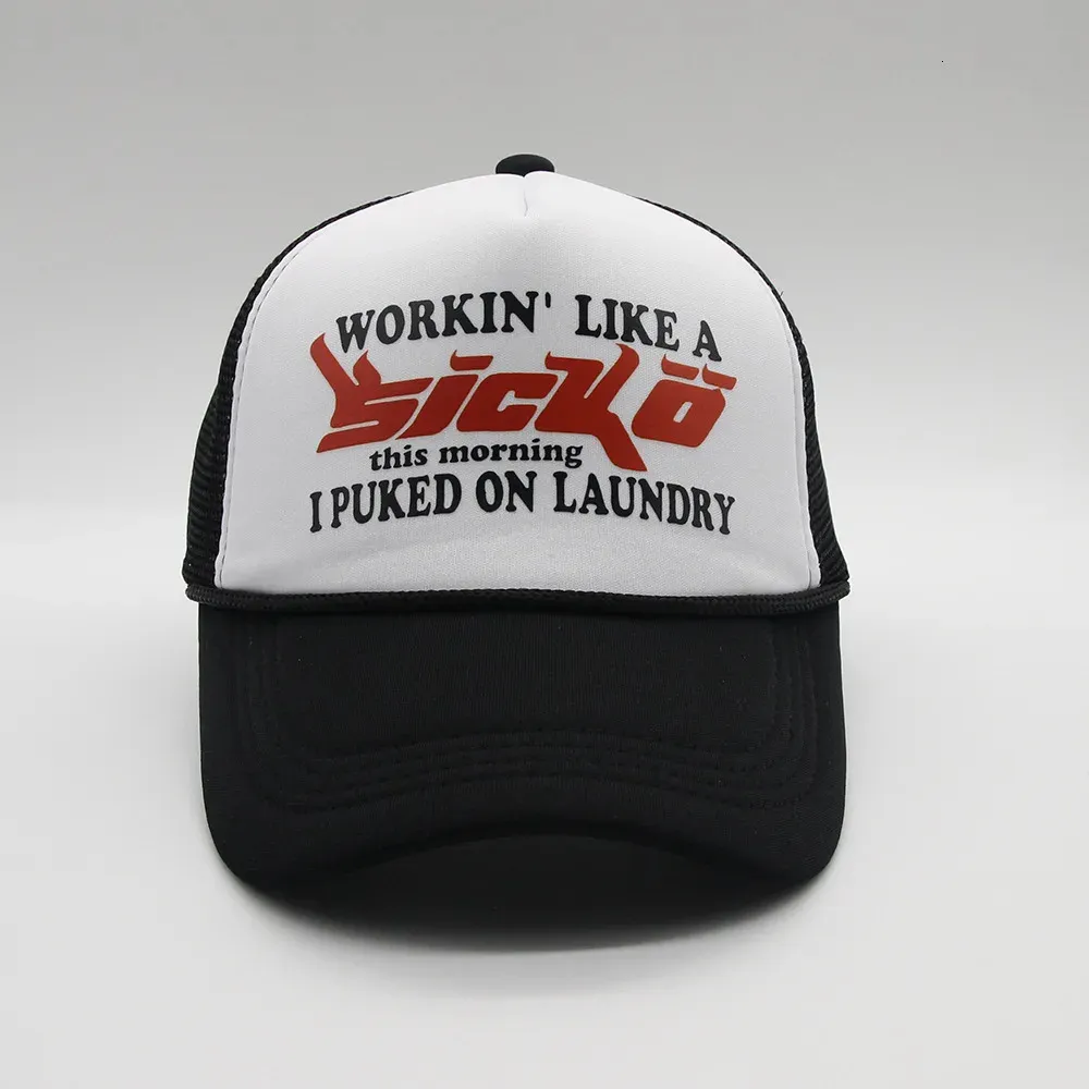 Sicko Trucker Hat - Retro American Style Baseball Cap