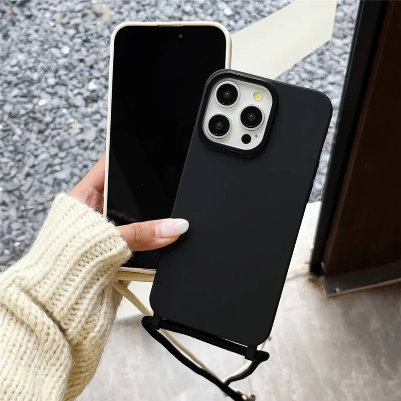 Feishell Crossbody Lanyard Case For IPhone 15,Adjustable Strap - View #6