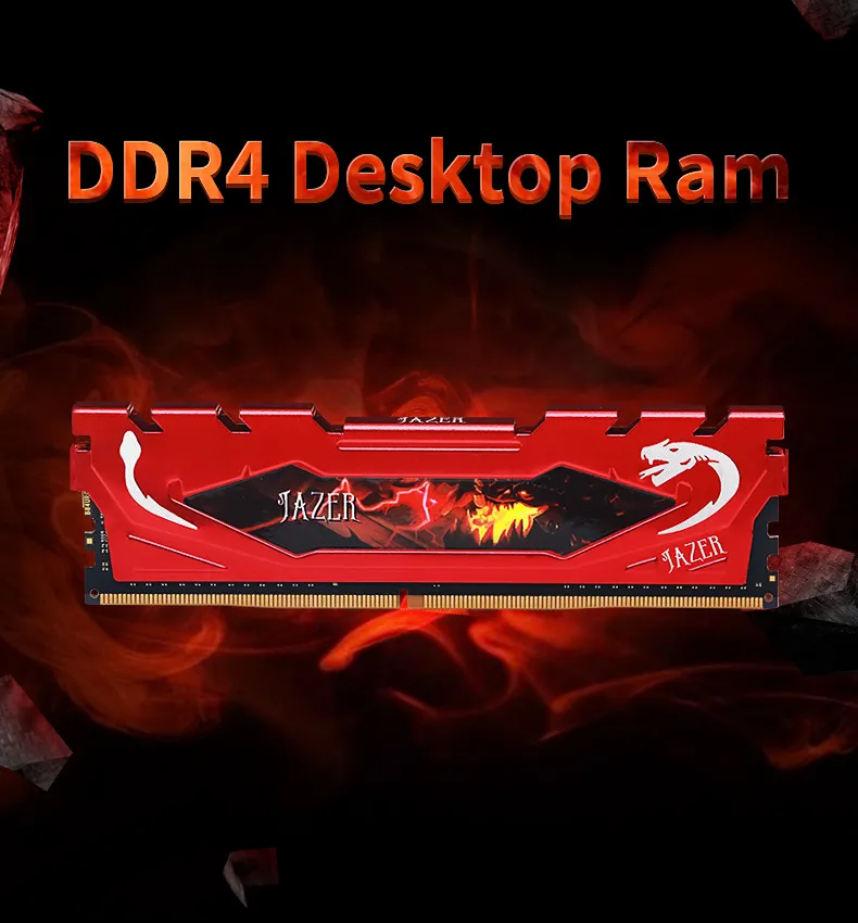 JAZER DDR4 RAM 8GB 16GB 32GB 3200MHz 3600MHz PC4 Desktop Gaming