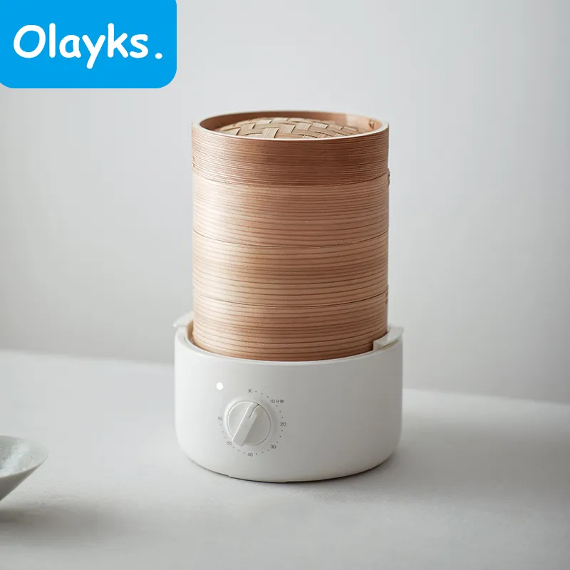 Stimer Box Olayks Electric Steamer Multifunctional Household Multi-layer Bamboo ...