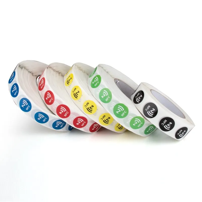 213 Sticker NFC Ntag213 144 Bytes Wet Tag Stickers 13.56MHz ISO14443A RFID Adhesive ...