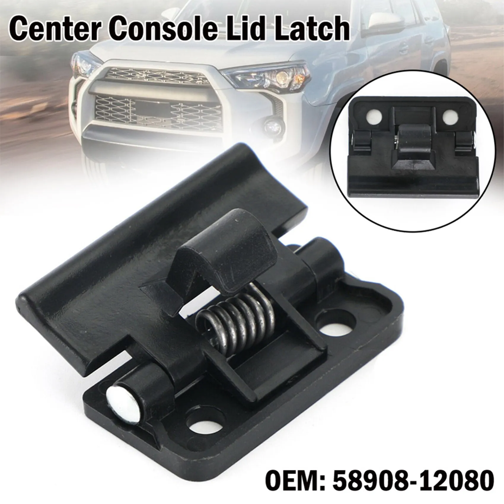 58908-12080 Center Console Lid Armrest Latch Clip for Toyota Yaris
