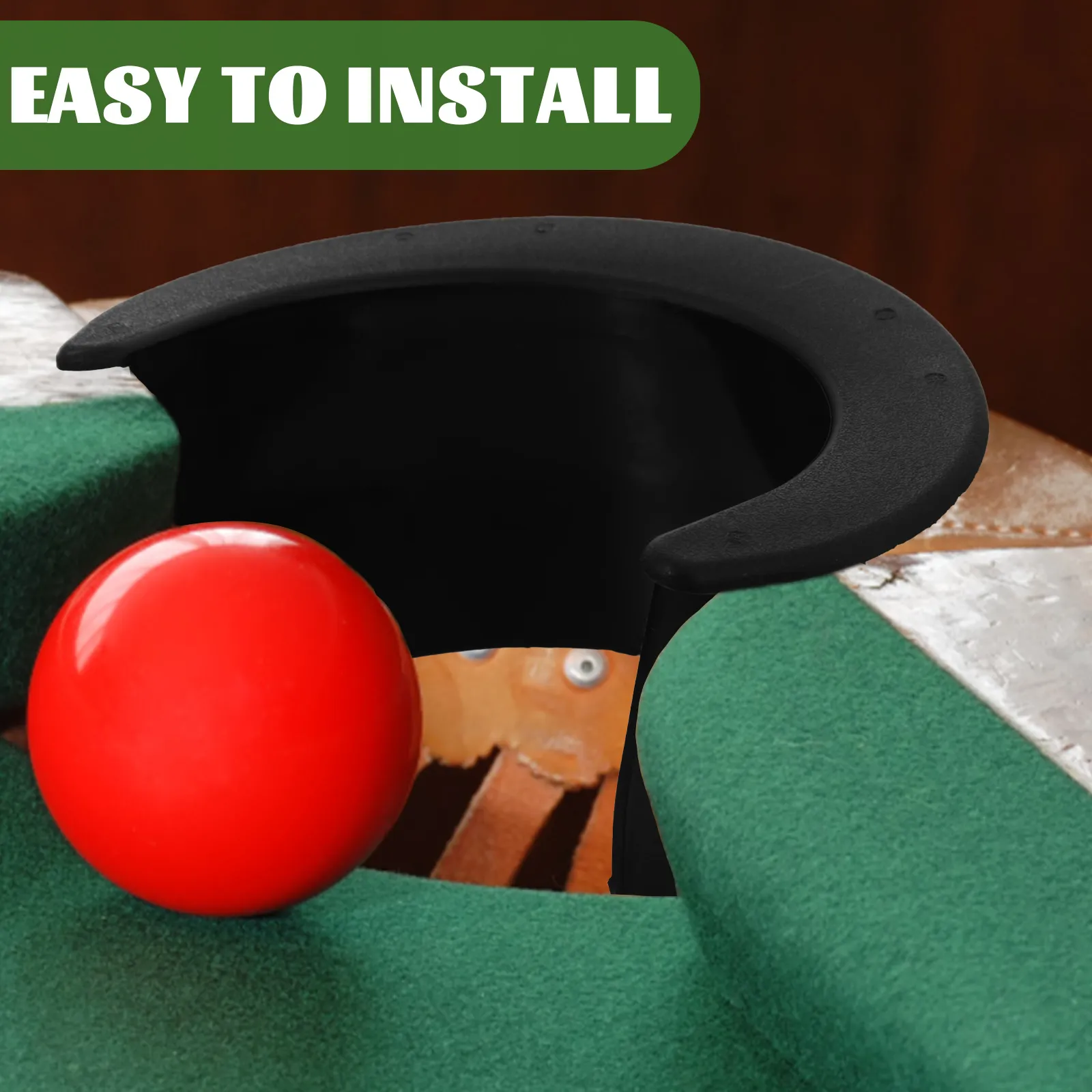 Biljart Zakken Pool, 6 Stuks Rubber Liners Accessoire Set voor Pooltafel Gat