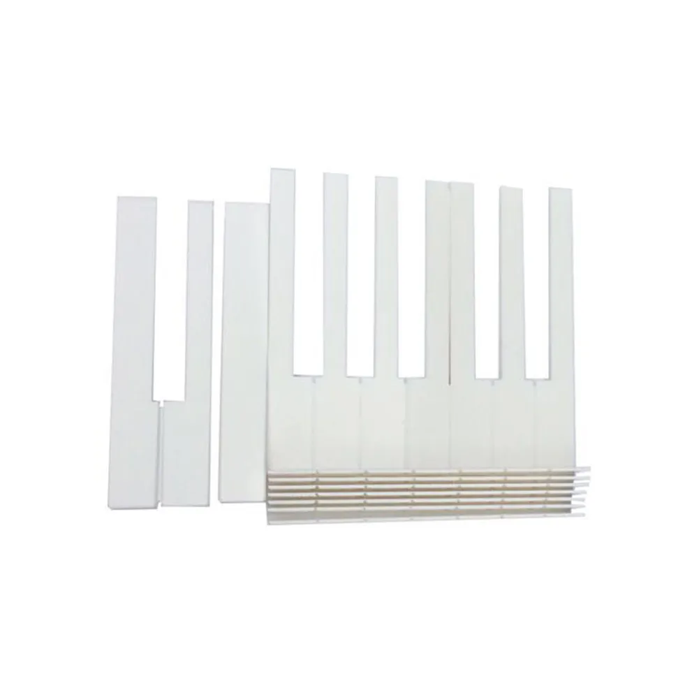 Pianoforte Keytops 52mm Bianco Set Completo di 52 Ricambio Keytops Key
