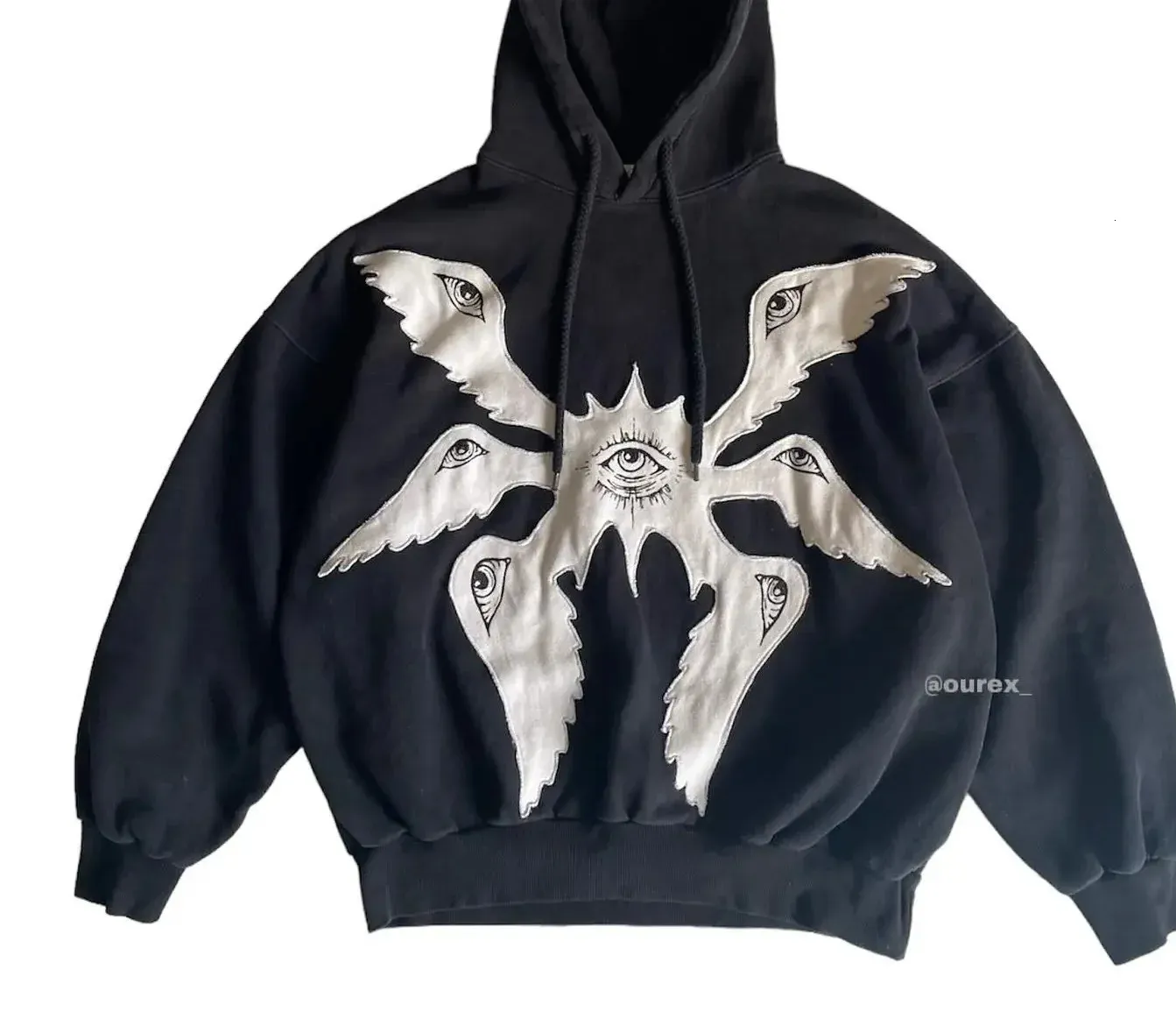 BIG EYELET STUCK HOODIE 【M TO R】 BIG EYELET STUCK HOODIE 【M TO R】 M TO R BIG EYELET STUCK