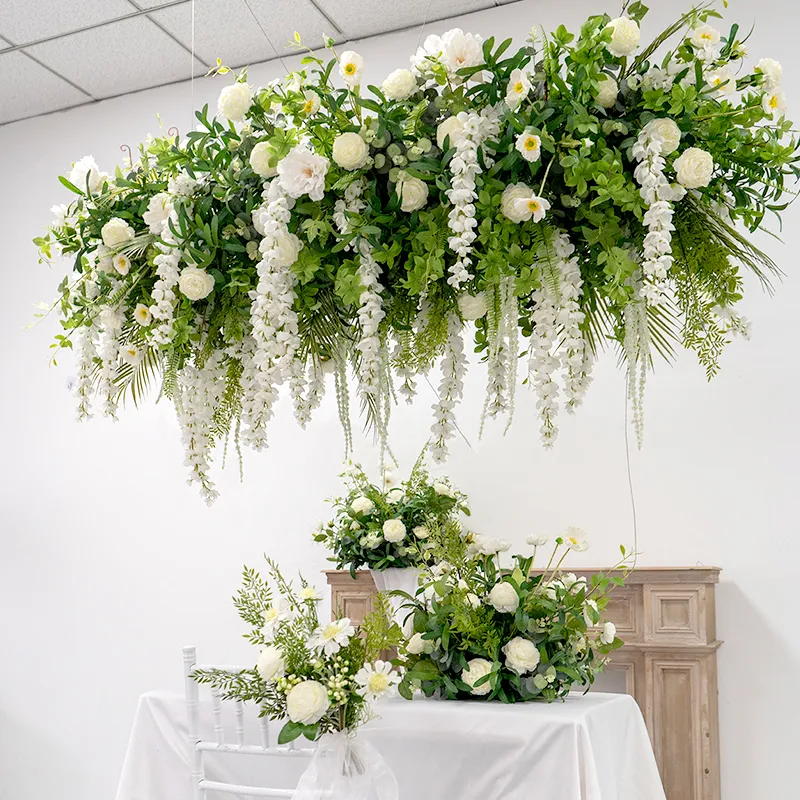 Custom 180CM Suspended Ceiling Flower Row Arrangement... From ...