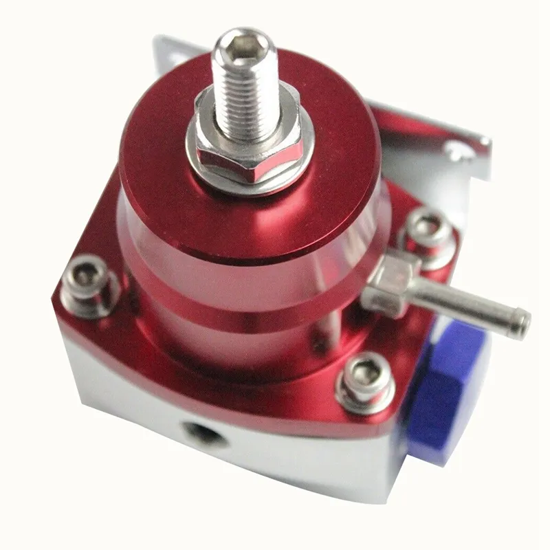 Universal Adjustable Fuel Pressure Regulator Kit with 0-100 Psi Oil ...