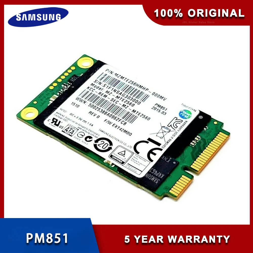 Pm851 512gb Msata Samsung PM851 MSATA Internal SSD (NVMe SATA - Main Image