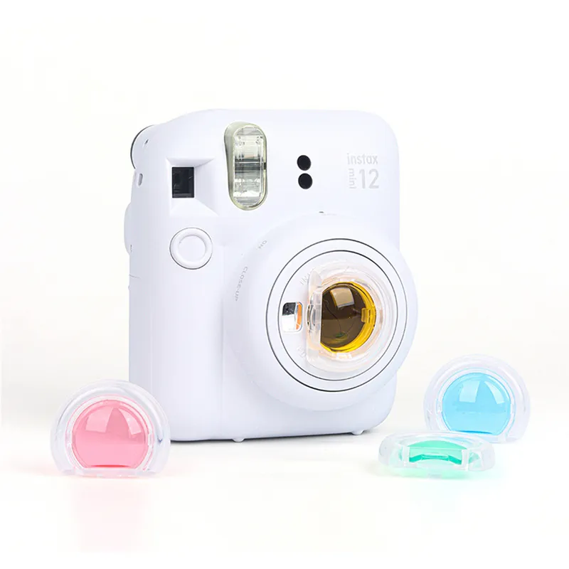 HAFOKO Set Di 6 Filtri Colorati Per Instax Mini 8/8+/9 – Lenti In Plastica Per Effetti Creativi In Blu, Arancione, Verde E Rosso