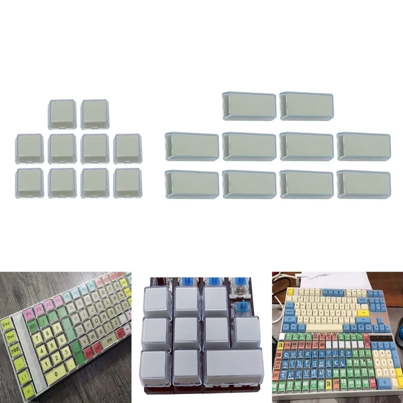 DHgate.com:Transparent Double-Layer ABS Keycaps 30mm 10-Key for ...