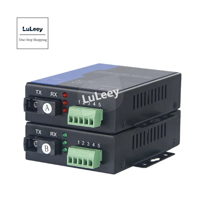 Asynchronous Modems Industrial RS485/422 Fiber Optic Modem Asynchronous Serial To Fiber ...